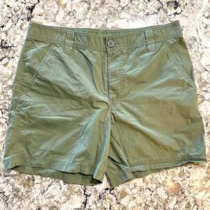 Olive Green Columbia Shorts